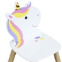 Home Deco Kids Ensemble table et 2 chaises enfant Licorne