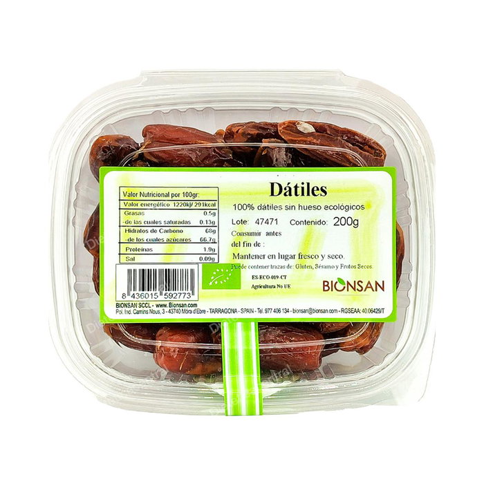 BIONSAN Dattes sans noyaux biologiques BIONSAN Dattes sans noyaux biologiques