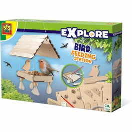 SES Creative Mangeoire pour oiseaux en bois - Travaux Manuel