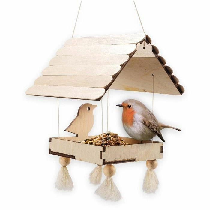 SES Creative Mangeoire pour oiseaux en bois - Travaux Manuel