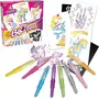 Lansay Blopens Atelier Féerique - Kit de Feutres Aérographe avec Pochoirs Réutilisables - Univers Contes de Fées - Dès 5 Ans