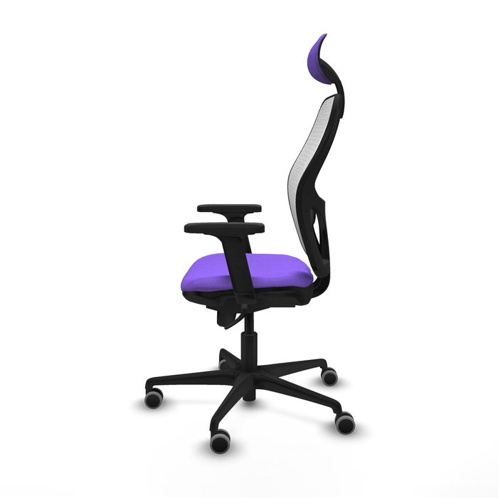 Piqueras y Crespo Chaise de Bureau 2D036G1 Lila avec Appui-tête