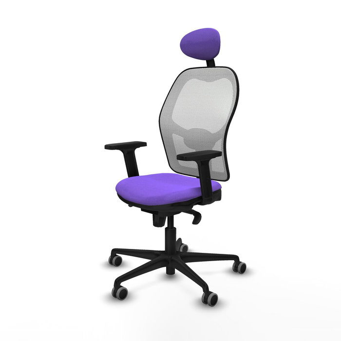 Piqueras y Crespo Chaise de Bureau 2D036G1 Lila avec Appui-tête
