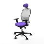 Piqueras y Crespo Chaise de Bureau 2D036G1 Lila avec Appui-tête