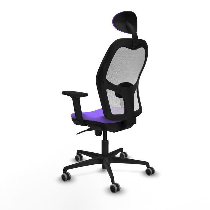 Piqueras y Crespo Chaise de Bureau 2D036G1 Lila avec Appui-tête