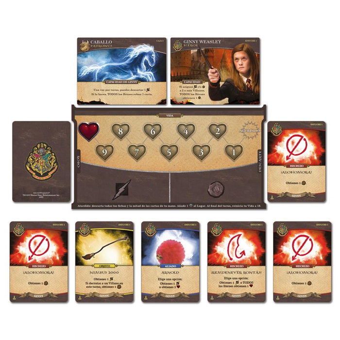 Asmodee Harry Potter Hogwarts Battle - Jeu de société – Expansion Encantamientos y Pociones – 2 à 5 joueurs – Dès 11 ans – Version espagnole