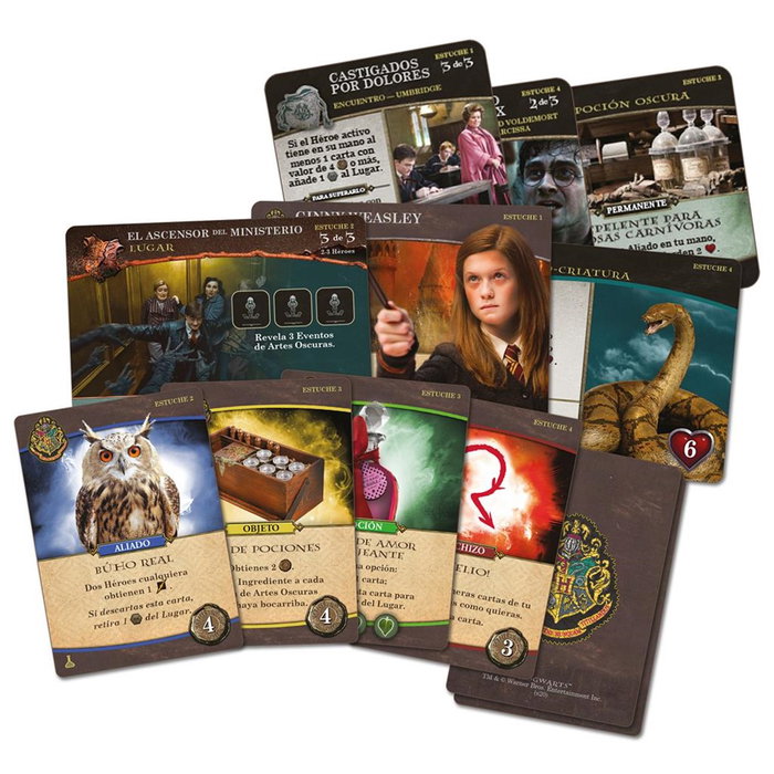 Asmodee Harry Potter Hogwarts Battle - Jeu de société – Expansion Encantamientos y Pociones – 2 à 5 joueurs – Dès 11 ans – Version espagnole