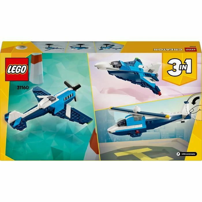 LEGO Creator Aéronef : Avion de Course 3-en-1 31160