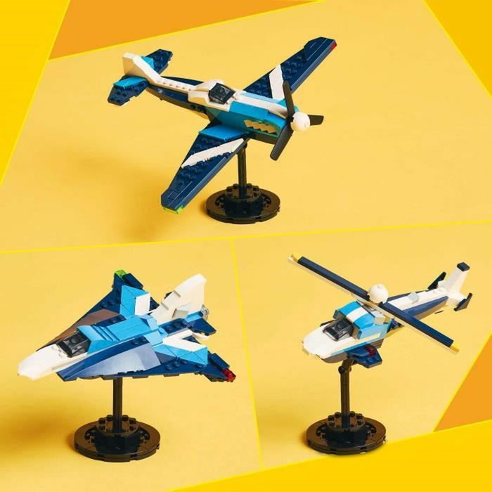 LEGO Creator Aéronef : Avion de Course 3-en-1 31160