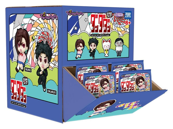 Takara Tomy Dandadan Twinchees Defofig! Dangler - Assortiment de 24 boîtes-mystères Takara Tomy Dandadan Twinchees Defofig! Dangler - Assortiment de 24 boîtes-mystères