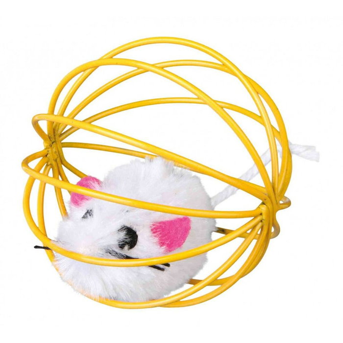 Trixie Mouse in a Wire Ball Multicouleur Polyester