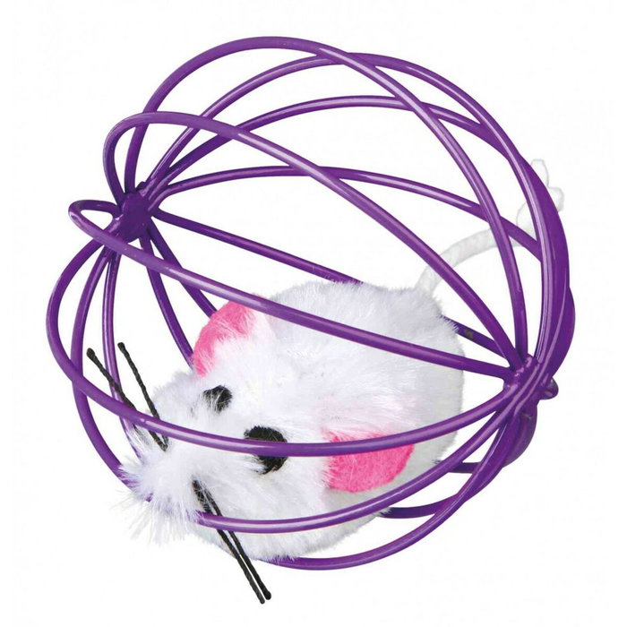 Trixie Mouse in a Wire Ball Multicouleur Polyester