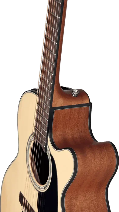 Takamine GX18E Mini Auditorium Cutaway Guitare Électro-Acoustique Satin Natural