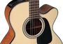Takamine GX18E Mini Auditorium Cutaway Guitare Électro-Acoustique Satin Natural