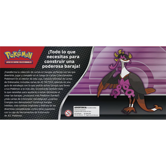 Pokemon - Étui Kit d'Outils du Dresseur avec Jeu de Cartes Collectionnables en Espagnol - 4 Boosters, 56 Cartes, Accessoires