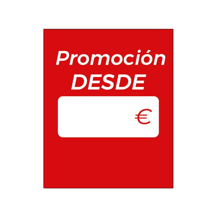 Edm Cartel outlet rouge 39x48cm Edm Cartel outlet rouge 39x48cm