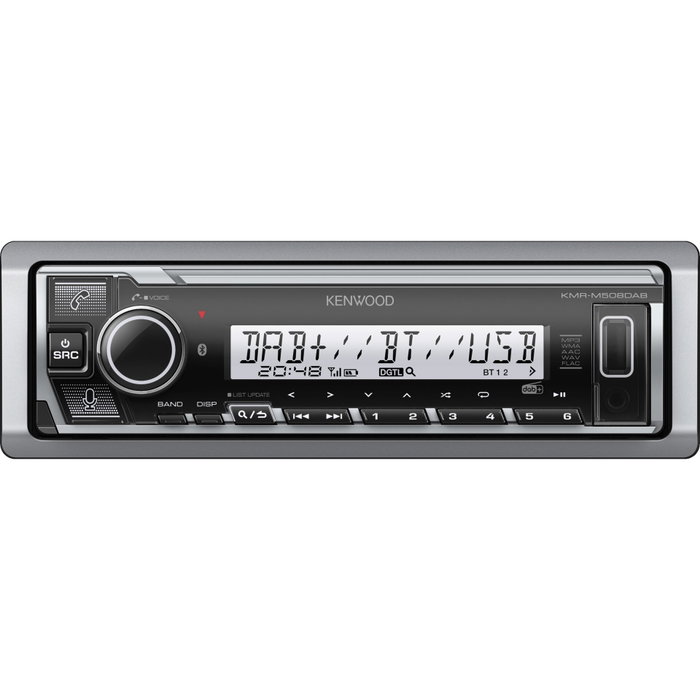 Kenwood KMRM508DAB Récepteur numérique DAB+ Bluetooth et USB Kenwood KMRM508DAB Récepteur numérique DAB+ Bluetooth et USB