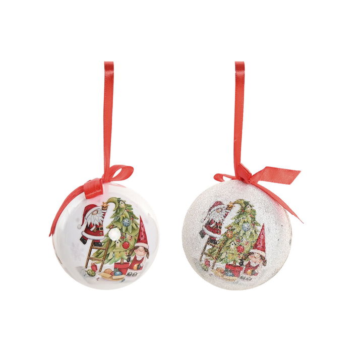 Boules de Noël Home ESPRIT Multicouleur PVC (14 Pièces)