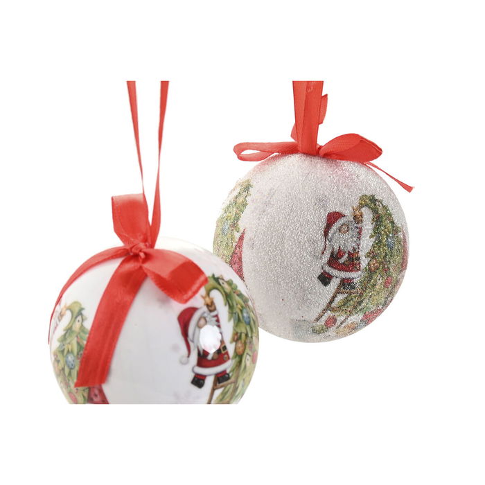 Boules de Noël Home ESPRIT Multicouleur PVC (14 Pièces)