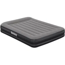 Bestway Matelas Gonflable Tritech Queen 671BU, 2 Places, 203 x 152 cm, Pompe USB Intégrée, Oreiller Intégré, Max 300 kg
