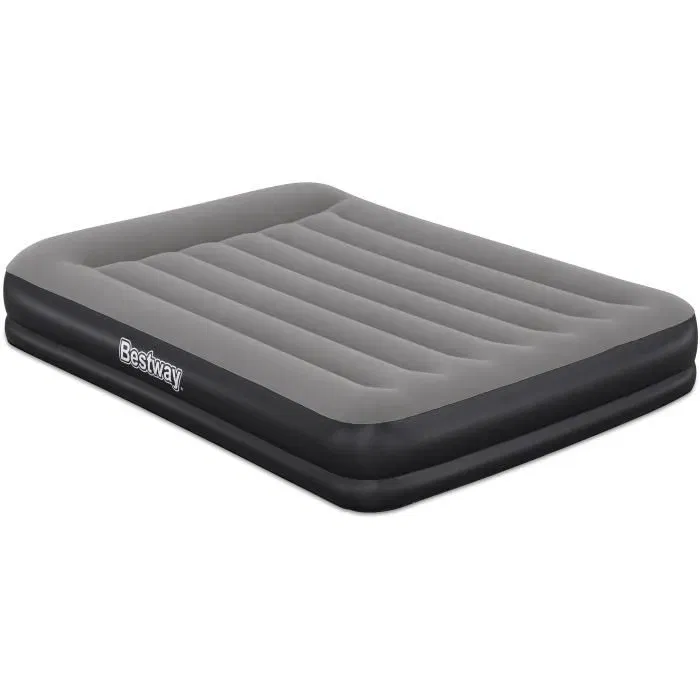 Bestway Matelas Gonflable Tritech Queen 671BU, 2 Places, 203 x 152 cm, Pompe USB Intégrée, Oreiller Intégré, Max 300 kg Bestway Matelas Gonflable Tritech Queen 671BU, 2 Places, 203 x 152 cm, Pompe USB Intégrée, Oreiller Intégré, Max 300 kg