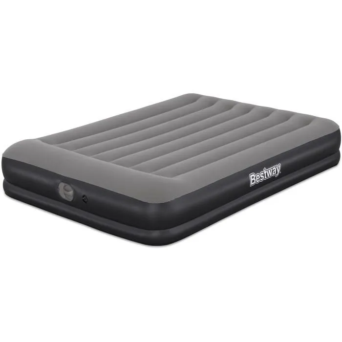 Bestway Matelas Gonflable Tritech Queen 671BU, 2 Places, 203 x 152 cm, Pompe USB Intégrée, Oreiller Intégré, Max 300 kg Bestway Matelas Gonflable Tritech Queen 671BU, 2 Places, 203 x 152 cm, Pompe USB Intégrée, Oreiller Intégré, Max 300 kg