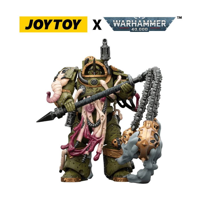Warhammer 40,000 figurine Death Guard Blightlord Terminator 2 with Flail of Corruption 14 cm Warhammer 40,000 figurine Death Guard Blightlord Terminator 2 with Flail of Corruption 14 cm