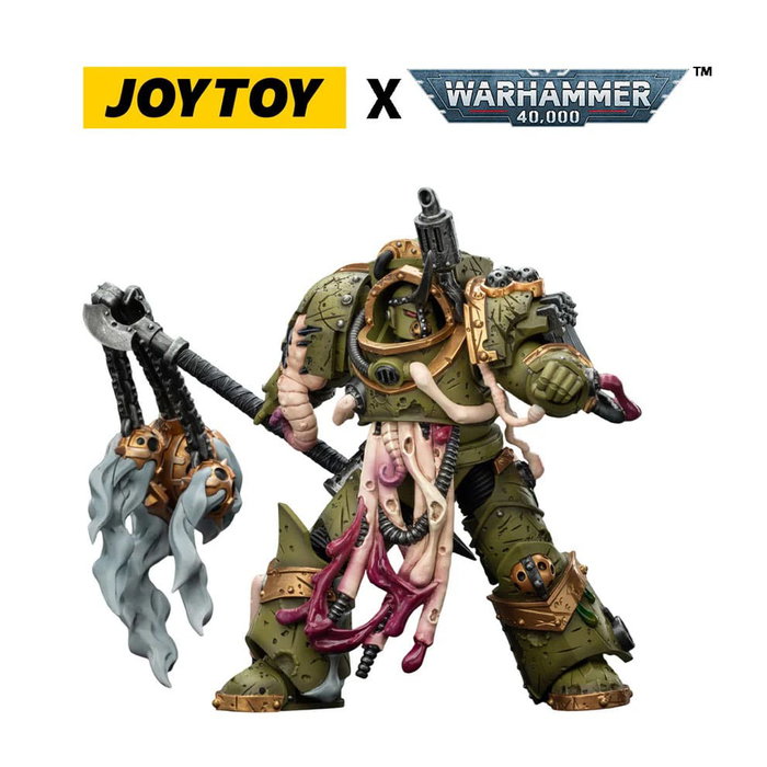 Warhammer 40,000 figurine Death Guard Blightlord Terminator 2 with Flail of Corruption 14 cm Warhammer 40,000 figurine Death Guard Blightlord Terminator 2 with Flail of Corruption 14 cm