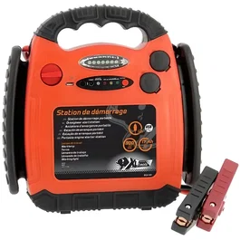 XLPERFORMTools Station de démarrage 600 A avec batterie 17 Ah et lampe LED