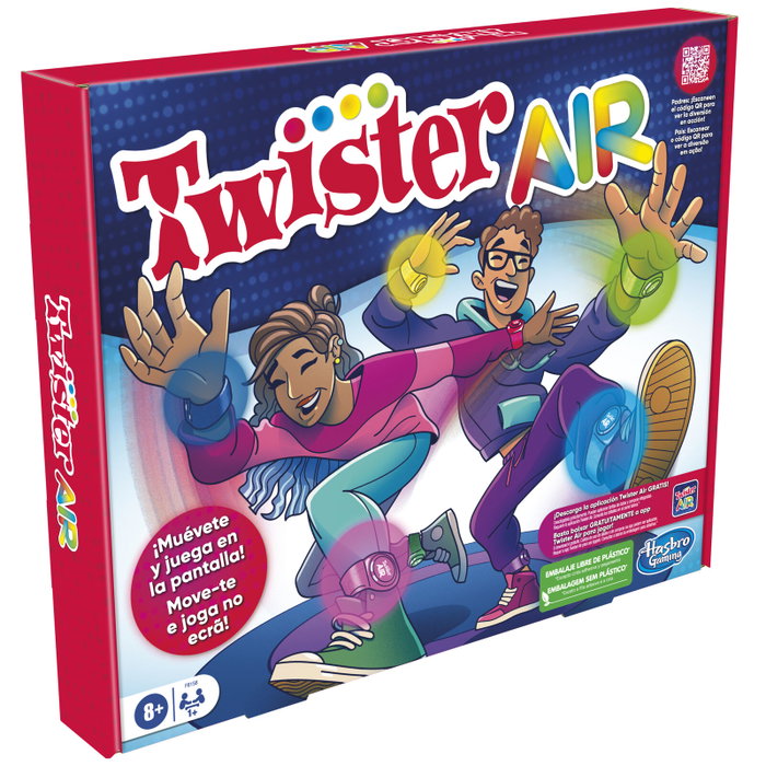 Hasbro Twister Air Jeu de Société avec Application Réalité Augmentée pour Enfants dès 8 Ans Hasbro Twister Air Jeu de Société avec Application Réalité Augmentée pour Enfants dès 8 Ans