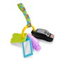 Fisher-Price Llavero Hwy38 - Anneau d'activités pour bébé +6 mois avec 4 jouets, musique, miroir et mordoir, multilingue
