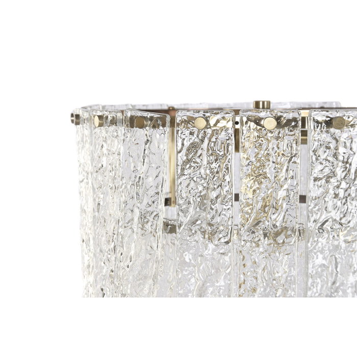 Home ESPRIT Lampadaire Transparent Doré