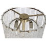 Home ESPRIT Lampadaire Transparent Doré