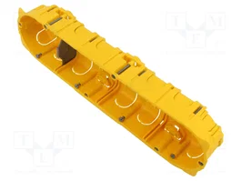 LEGRAND Boîtier d'installation BATIBOX quadruple jaune