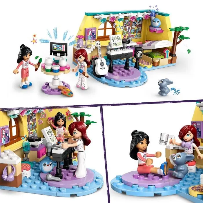 Lego Friends 42647 Set de Construction La Chambre de Paisley - Jouet Interactif avec Mini-Poupées pour Enfants de 6 Ans et Plus
