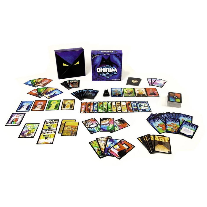 Devir Jeu de Cartes Onirim - Jeu de Société Solo ou Coopératif, 1 à 2 Joueurs, Partie de 15 Minutes, Dès 10 Ans, Multilingue