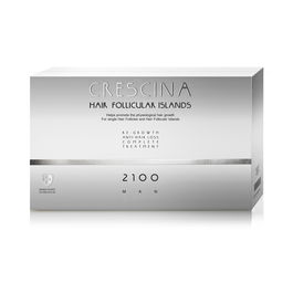 Labo - Crescina Follicular Islands 2100 - Sérum en ampoules pour la stimulation de la croissance capillaire - Pour hommes - 20 unités