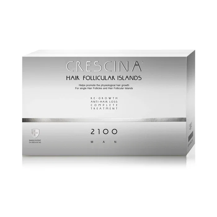Labo Crescina Follicular Islands 2100 Sérum de traitement en ampoules pour hommes, 20 pcs Labo Crescina Follicular Islands 2100 Sérum de traitement en ampoules pour hommes, 20 pcs
