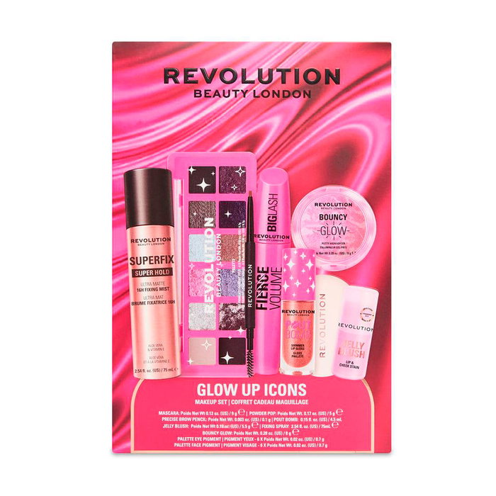 Revolution Make Up Ensemble d'icônes lumineuses 8 pièces