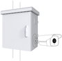 Lanview Maxi Classic Armoire CCTV montée sur poteau pour 4 caméras