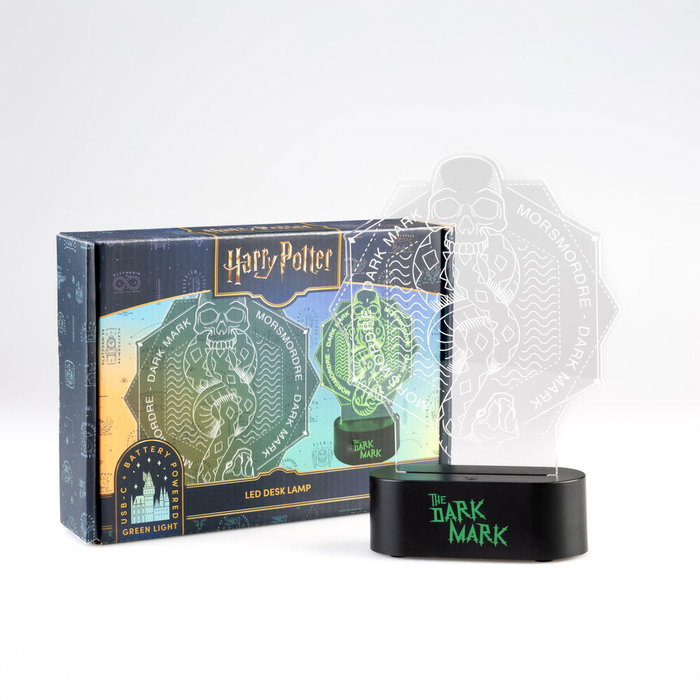 ERIK Lampe LED Harry Potter - Rétroéclairage ambiant avec alimentation USB-C et piles AAA - Fabrication ABS et acrylique - Dimensions 16x21,5x5,5 cm ERIK Lampe LED Harry Potter - Rétroéclairage ambiant avec alimentation USB-C et piles AAA - Fabrication ABS et acrylique - Dimensions 16x21,5x5,5 cm