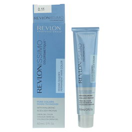Revlon Revlonissimo Colorsmetique - Teinture capillaire permanente nourrissante Gris 0.11 (60 ml)