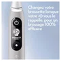 Oral-B iO 6S Brosse à Dents Électrique Connectée Bluetooth Gris - 2 Brossettes + Étui de Voyage - Nettoyage Complet et Silencieux