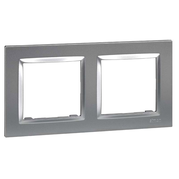 SIMON Cadre 2 éléments aluminium Série 10 SIMON Cadre 2 éléments aluminium Série 10