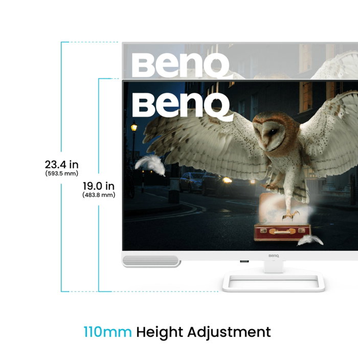 BenQ EW3290U Écran LCD 32 pouces 4K Ultra HD avec haut-parleurs 5 W
