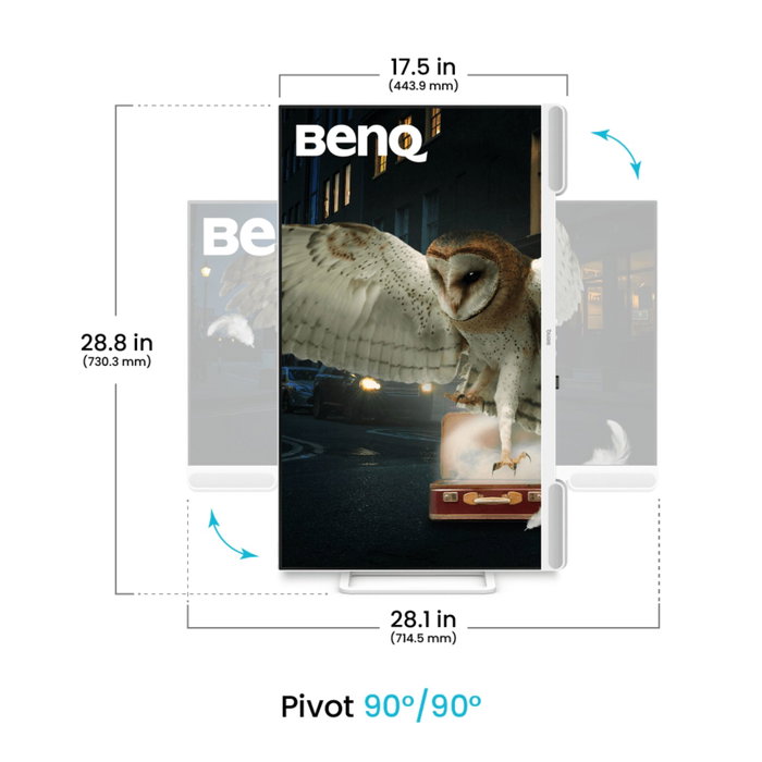 BenQ EW3290U Écran LCD 32 pouces 4K Ultra HD avec haut-parleurs 5 W