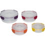 Joseph Joseph Nest Lock Set de 4 contenants alimentaires ronds multicolores