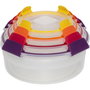 Joseph Joseph Nest Lock Set de 4 contenants alimentaires ronds multicolores