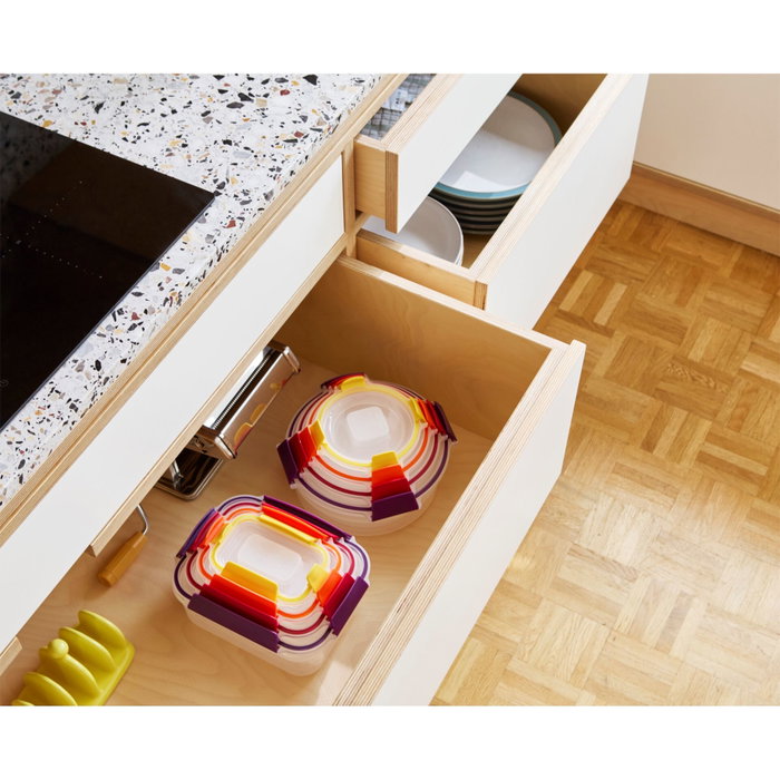 Joseph Joseph Nest Lock Set de 4 contenants alimentaires ronds multicolores