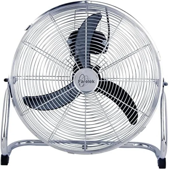 Farelek LOUISIANE - Ventilateur industriel de sol brasseur d'air 45 cm 70W 3 vitesses orientation 180 degrés